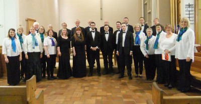 The Crown Singers combined with Musica Beata and organist Christopher Cromar for their concert in St John's Church, Grove on 26 November 2016