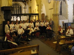 The Crown Singers with early music consort Downwind, 2008.