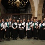 The Crown Singers after their joint concert with the Cherry Tree Players in Harwell in September 2011.